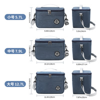 Sac isotherme portable à imprimé personnalisé pour le stockage des aliments Sac à lunch fourre-tout à isolation thermique étanche de grande capacité pour le bureau et les adultes