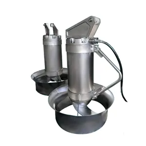 Agitador submersível do tratamento do esgoto do propulsão submersível de aço inoxidável/misturador