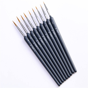Nuovo arrivo pennelli multifunzione in miniatura manico in <span class=keywords><strong>legno</strong></span> spazzole porcellane dentali - Product Image 1