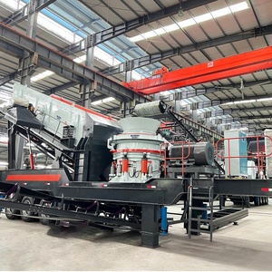 80-320 TPH Reifenmontierte HP200 300 Kegelbrecher Mobile Brechanlage für den Bergbau und Steinbruch - Product Image 4