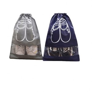 2025 New Eco-Friendly Recyclable Non-Woven Spunbond Cloth Shoes Bag Durable Drawstring Reusable Water Resistant Portable - Product Image 2