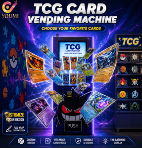 Distributeur automatique <span class=keywords><strong>de</strong></span> cartes à collectionner Pokémon (TCG) avec écran tactile 32 pouces et télécommande <span class=keywords><strong>en</strong></span> <span class=keywords><strong>ligne</strong></span> pour la vente <span class=keywords><strong>de</strong></span> packs <span class=keywords><strong>de</strong></span> cartes <span class=keywords><strong>de</strong></span> jeu et <span class=keywords><strong>de</strong></span> collection - Product Image 1