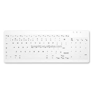 คีย์บอร์ดเมมเบรนไร้สายแบบกันน้ำสามโหมดสำหรับใช้งานกับเดสก์ท็อปของโรงพยาบาลแห่งใหม่ - Product Image 1