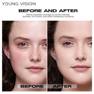 Young Vision 4-Color Baked Powder <b>Foundation</b> 12g Matte Oil-Control Setting Makeup - Product Image 2
