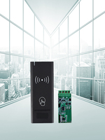 Lector RFID Inalámbrico 125Khz para Tarjetas EM/13.56Mhz, Sistema de Control de Acceso para Exteriores WR1