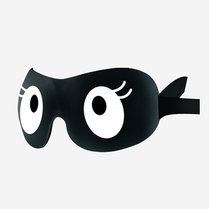 Phim Hoạt Hình Mặt Nạ Ngủ, 3D đường viền mắt bao gồm, phần còn lại sâu ánh sáng ngăn chặn Mặt nạ mắt với điều chỉnh băng đàn hồi cho bên tà vẹt - Product Image 1