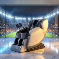 Fauteuil de massage Shiatsu IA multifonctionnel 4D à gravité zéro avec rail SL, nouveau modèle direct usine LEERCON au prix CPO
