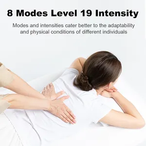 Simulador de masaje corporal para el cuidado de la salud portátil, unidad inalámbrica para cuello, espalda, pierna, brazo, decenas para aliviar el dolor con 8 modos 19 de intensidad