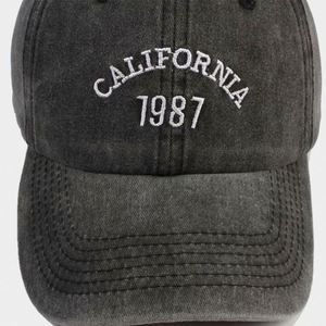 Vintage Washed Embroidered Baseball <b>Hat</b> <b>for</b> Men Sporty Street Style <b>for</b> Spring Summer Customizable Shade Manufactured by Women - Product Image 5