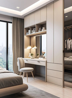 Doria – Armoire complète de luxe écologique et moderne pour homme, avec tiroirs, en mélaminé, mobilier de maison
