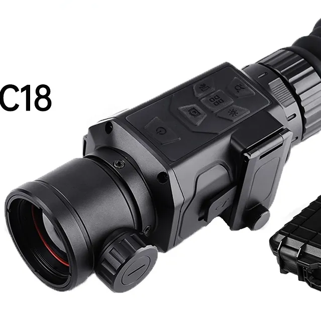 Imageur thermique 25MM 35MM Vision nocturne infrarouge pour la chasse en plein air lentille de clarté de mise au point réglable caméra thermique infrarouge