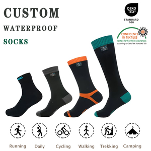 <strong>Waterproof</strong> <strong>Socks</strong> for Outdoor Sports Running Cycling Hiking Unisex Ankle Crew Knee High <strong>Socks</strong> - Product Image 1