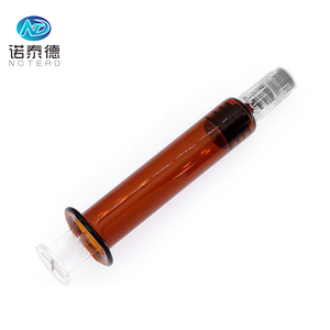 <span class=keywords><strong>Jeringa</strong></span> de Vidrio Ámbar de 3 ml de Alta Calidad para Venta al por Mayor, <span class=keywords><strong>Jeringa</strong></span> de Vidrio Prellenable Sensible a la Luz con Varilla de Empuje - Product Image 2