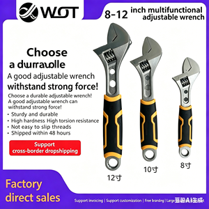 <span class=keywords><strong>Llave</strong></span> ajustable de 8 pulgadas al por mayor de fábrica, <span class=keywords><strong>llave</strong></span> ajustable tipo <span class=keywords><strong>estrella</strong></span>, <span class=keywords><strong>llave</strong></span> móvil con apertura grande de 8-12. - Product Image 5