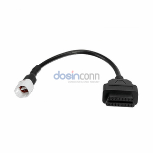 Cable OBD2 de 4 Pines a Hembra de 16 Pines para <span class=keywords><strong>Motocicleta</strong></span> Yamaha - Product Image 2