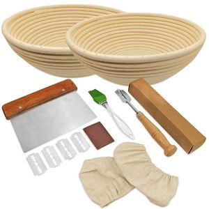 <span class=keywords><strong>Banneton</strong></span> Redondo <span class=keywords><strong>de</strong></span> Ratán con Silicona para Masa, Kit <span class=keywords><strong>de</strong></span> Fermentación para Molde, Cultivo Madre, Juego <span class=keywords><strong>de</strong></span> Moldes Cuadrados para Pan y Bol - Product Image 5