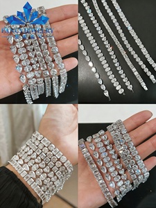Bracelet tennis personnalisé en diamant de laboratoire certifié IGI, or massif 10K/14K, coupe brillante ronde 2 <span class=keywords><strong>3</strong></span> 4 mm, style hip-hop unisexe - Product Image 4