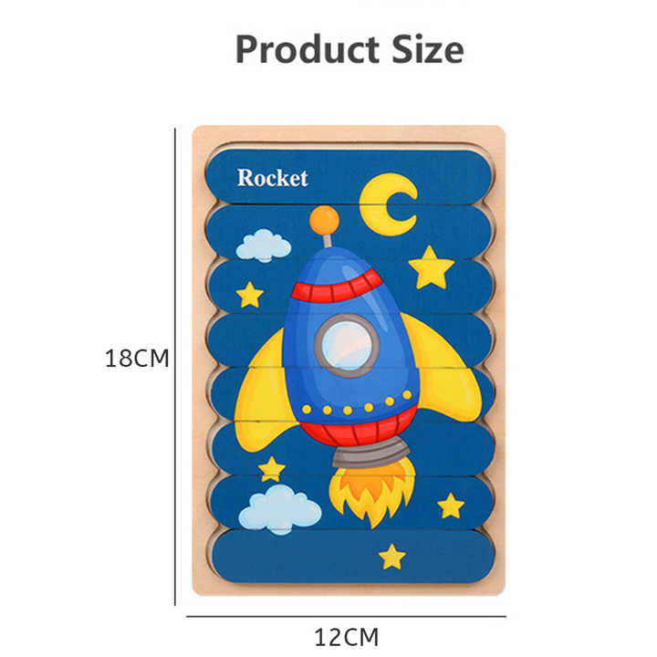 Wooden Jigsaw Puzzle Custom, Wooden Jigsaw Puzzle Animal, 3D Wooden Jigsaw Puzzle for Kids