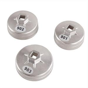 Herramienta de reparación de automóviles de aleación, tipo de <span class=keywords><strong>tapa</strong></span>, filtro de aceite, máquina de montaje de desmontaje, venta al por mayor, llave de medición métrica tipo cuenco - Product Image 1