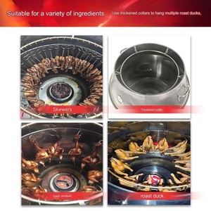 Horno <span class=keywords><strong>Asador</strong></span> de Carbón de Acero Inoxidable de 60 cm, Línea de Producción para Procesamiento de Alimentos - Product Image 5