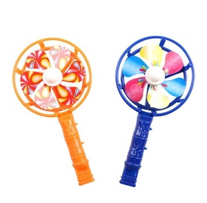 Kincir angin peluit mainan untuk anak laki-laki dan perempuan musik Pinwheel aman plastik warna acak mainan kincir untuk anak-anak, pesta nikmat - Product Image 2