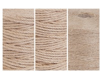 Fil de jute 100% de haute qualité, brun, 1 à 10 brins, pour tricot et couture à la main, écologique, filé résistant, diamètre 1 à 10 mm, personnalisable