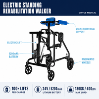 Déambulateur Électrique de Rééducation avec Support de Levage des Jambes pour AVC, Hémiplégie, Entraînement et Aide à la Mobilité