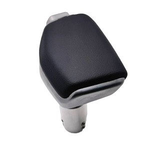 Poignée de levier de vitesse de voiture Chen Can en alliage d'aluminium universelle, style avion, avec dessus en cuir noir - Product Image 4