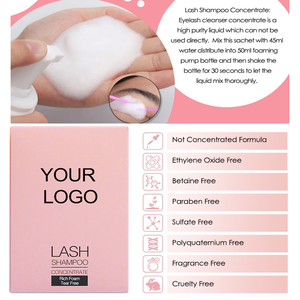 Eyelash <strong>Cleanser</strong> Concentrate Prolong <strong>Lash</strong> <strong>Cleanser</strong> Oil-Free Eyelash <strong>Extension</strong> Shampoo Concentrate <strong>Lash</strong> Foam <strong>Cleanser</strong> Kit - Product Image 5