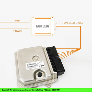 Foxflash السيارات ECU TCU مبرمج الإصدار الرئيسي دعم OBD الحذاء BDM JTAG قراءة Medc17 بروتوكولات كاملة متعددة اللغات - Product Image 4