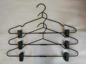 Negozio di abbigliamento femminile di lusso in metallo con Clip gonna <span class=keywords><strong>pantaloni</strong></span> appendiabiti in metallo appendiabiti in metallo con Clip - Product Image 4