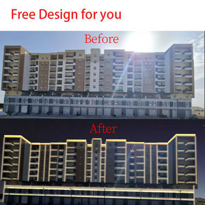 Acrilico Rgb Ww barra di illuminazione per facciate luce da palcoscenico Dmx Control Building Rgb Led Pixel Tube Dmx Bar luci per esterni - Product Image 3