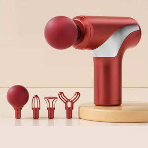 <span class=keywords><strong>Mini</strong></span> Pistola de Masaje, 6 Velocidades, Vibración Profunda de Tejidos, Relajación, Alivio de la Fatiga, Pistola de Masaje Corporal Ligera, 5 Cabezales de Masaje, Musical - Product Image 1