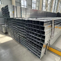 Profil en acier ASTM, tube carré en acier MS, tube carré galvanisé 25*25, tube carré en acier galvanisé