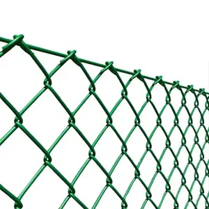 Gewebtes Seidenband Diamantzaun Preis Garten PVC beschichtet Chain Link-Zaun