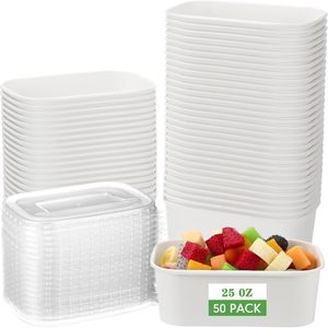 Rectangle 450ml/15oz Jiehui Factory Wholesales Biodegradable Disposable Kraft Paper Food Cartons & Bowls Custom Prints - Product Image 1