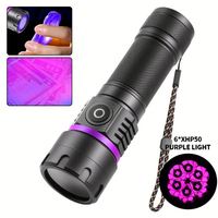 Senter Anti Pemalsuan WOSEN High End 365NM UV LED IP65 60W Aluminium Alloy USB Deteksi Hewan Peliharaan Inspeksi Uang Kertas 1000+