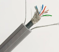 Câble de chaîne de traînée haute flexibilité CAT6A catégorie 6A PUR 8 cœurs double câble de caméra industrielle blindé fils électriques
