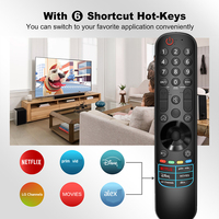 Télécommande universelle infrarouge intelligente de remplacement HUAYU AN-MR23GA-IR série AKB compatible avec LG