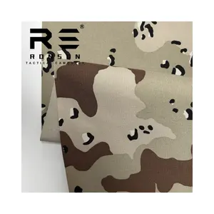 500D Nylon 6 couleurs désert BDU camo camouflage tactique cordura tissu sac à dos tissu