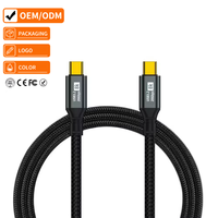 Cable USB 3.2 Gen 2x2 Tipo C a C con todas las funciones, 8K 60Hz, carga rápida PD de 100W, cable de datos y video de 20Gbps para iPhone, laptop y PC