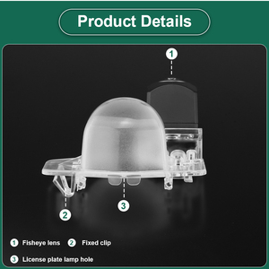 GreenYi HD 170 Độ AHD 1080P Đặc Biệt Xe <span class=keywords><strong>Rear</strong></span> View <span class=keywords><strong>Camera</strong></span> Cho Honda CRV <span class=keywords><strong>Odyssey</strong></span> Accord Crosstour FR-V Phù Hợp Với Jazz HRV CRZ - Product Image 3