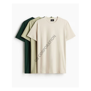 เสื้อยืดคอตตอนสำหรับ100% ระบายอากาศได้ดีสำหรับผู้ชายเสื้อกีฬาแขนสั้นผ้าแห้งเร็วใส่ไปยิมสีพื้นว่างเปล่า - Product Image 5