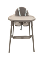 Chaise haute pour bébé en plastique populaire et conviviale, conforme à la norme EN14988, chaise haute pour bébé 2 en 1