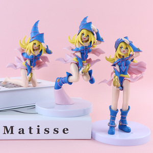 12-16cm Noir Sombre Magicien Fille Sexy Chiffres <span class=keywords><strong>Yu</strong></span>-<span class=keywords><strong>Gi</strong></span>-<span class=keywords><strong>Oh</strong></span> Cannon Figurine Pvc Statue Modèle Poupée Collection Décoration Jouet Cadeau - Product Image 3