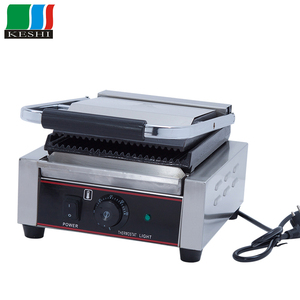 Bánh Sandwich Nướng Panini Nướng Tấm Bít Tết Giấy Chứng Nhận <span class=keywords><strong>CE</strong></span> Đôi Liên Hệ Với Vỉ Nướng - Product Image 6