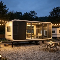 Maisonnette préfabriquée moderne de 40 pieds, type Apple Cabin, certifiée AS Classe 1a, maison modulaire pour location de logement secondaire en Australie