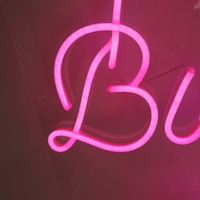 Lettres lumineuses décoratives personnalisées, en acrylique, Led, néon, pour fête, vente en gros, 1 pièce