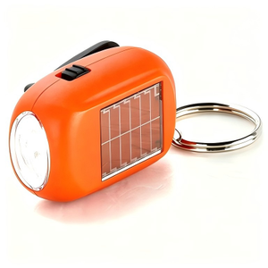 Lampe solaire Alecter, lampe torche à énergie solaire avec panneau solaire intégré et anneau métallique pour une utilisation en extérieur - Product Image 1