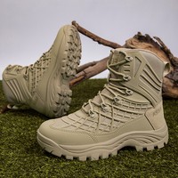 Personnalisées par le fabricant, nouvelles bottes de randonnée de grande taille, respirantes et à tige haute pour l'extérieur
